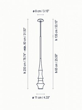 Подвесной светильник Slend